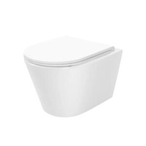REA-C6800 - Závesné WC s WC sedátkom TITO TORNADO RIMLESS keramika/biela REA-C6800 vyobraziť