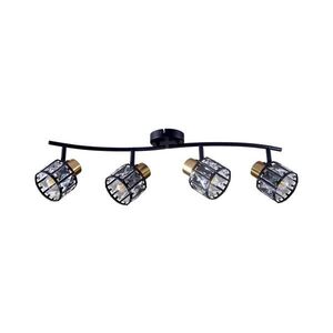 Prisadený luster ZAHARA 4xE27/10W/230V čierny 336798 vyobraziť