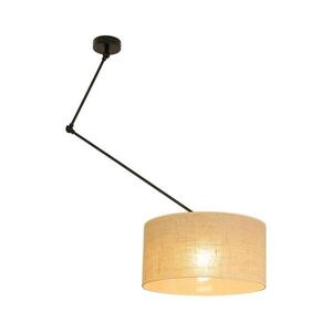 LED nastaviteľný luster na tyči GORTA 1xE27/60W/230V juta H0292 vyobraziť