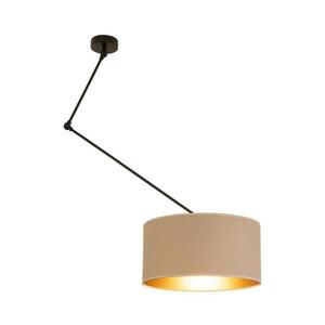 LED Nastaviteľný luster na tyči GORTA 1xE27/60W/230V béžová/zlatá H0289 vyobraziť