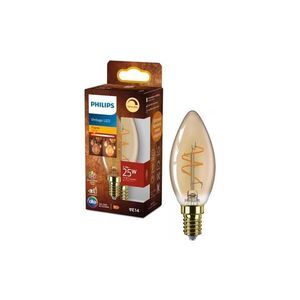 LED stmievateľná žiarovka VINTAGE Philips B35 E14/3, 1W/230V 2200K 872110304895000 vyobraziť