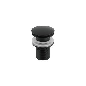 Gedy - Umývadlová výpusť CLICK-CLACK pr. 6, 6 cm matná čierna MXCC0300 vyobraziť