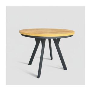 Femix Rozkladací jedálenský stôl CENTRO 100/140x77 cm dub craft/čierna 8590828054412 vyobraziť