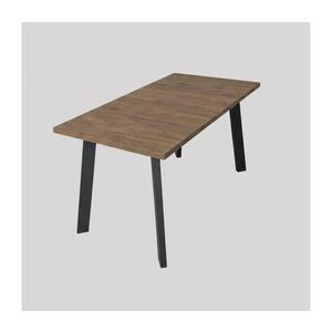 Femix Rozkladací jedálenský stôl KERNO 150/190x80 cm dub Lefkas/čierna 8590828054672 vyobraziť
