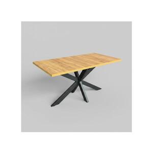 Femix Rozkladací jedálenský stôl SAMLE 150/190x80 cm dub craft/čierna 8590828054719 vyobraziť