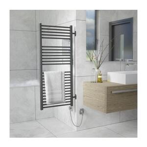 Vertaduro - Kúpeľňový radiátor MEG s termostatom, 600 W, 118 x 50 cm, antracit DGRP11750500MK61-8405 vyobraziť