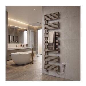 Vertaduro - Kúpeľňový radiátor s termostatom MICHELLE 900W 177x50 cm taupe DCOC17700500MKK8-8402 vyobraziť