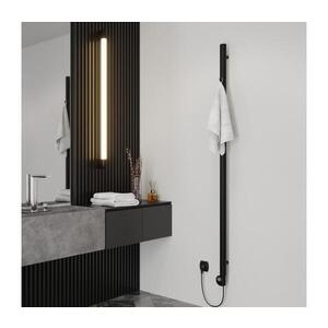 Vertaduro - Kúpeľňový radiátor s termostatom ERDA 400W 180x5 cm čierna DAKO18000050MKF3-8401 vyobraziť