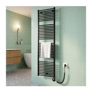 Vertaduro - Kúpeľňový radiátor s termostatom DENISE 800W 178x50 cm čierny DGRE17750500MKF3-8404 vyobraziť