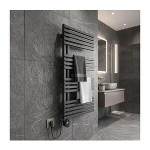 Vertaduro - Kúpeľňový radiátor s termostatom MICHELLE 600W 97x50 cm antracit DCOC09700500MK61-8402 vyobraziť