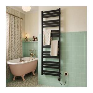 Vertaduro - Kúpeľňový radiátor s termostatom LUCY 800 W 177 x 50 cm čierny DMAS17650500MKF3-8407 vyobraziť