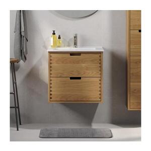 BATH DELUXE Kúpeľňová skrinka s umývadlom GRIBSKOV 60 cm béžová/dub/biela BT0199+BT0220 vyobraziť