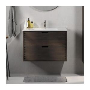 BATH DELUXE Kúpeľňová skrinka s umývadlom GRIBSKOV 80 cm hnedá/dub/biela BT0200+BT0221 vyobraziť