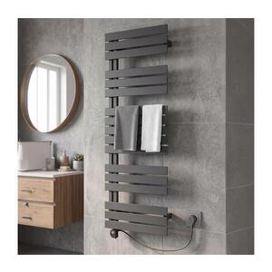 Vertaduro - Kúpeľňový radiátor s termostatom ZIVA 800W 177x50 cm antracit DTHE17700500MK61-8409 vyobraziť