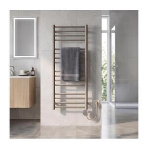 Vertaduro - Kúpeľňový radiátor s termostatom SIMONE 400W 114x50 cm taupe DRON11400500MKK8-8408 vyobraziť