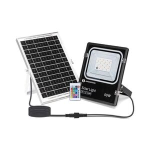 B.V. - LED RGB Stmievateľný solárny reflektor LED/50W/3, 2V IP66 + DO B1020133E vyobraziť