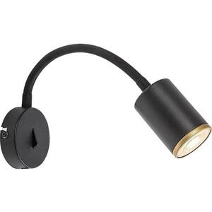 Rabalux 73111 - Nástenné bodové svietidlo NOLIE 1xGU10/15W/230V čierna 73111 vyobraziť