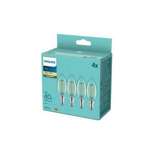 Sada 4x LED žiaroviek VINTAGE Philips B35 14/4, 3W/230V 2700K 8718699696931 vyobraziť