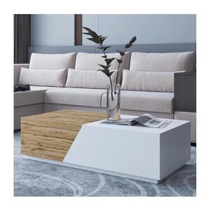 MIRJAN 24 Konferenčný stolík CEELIAS 124x42 cm biela/dub wotan vyobraziť
