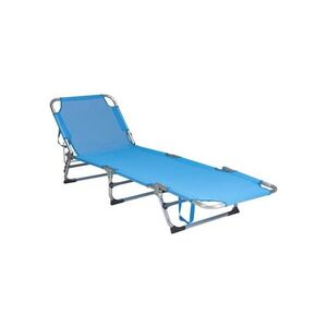 Koopman Skladacie polohovateľné ležadlo SUNO 56x190 cm modré LF4000120 vyobraziť