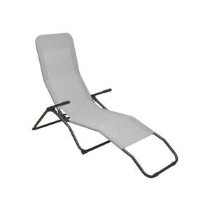 Koopman Záhradné lehátko FIKA 60x140 cm sivé FB7000300 vyobraziť