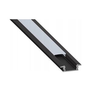 SmartLED Zapustený profil pre LED pásy, 1 m, čierna/biela 7712 vyobraziť