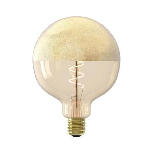 LED stmievateľná filamentová žiarovka G125 s vrchlíkom, pätica E27, 4 W, 230 V, 1800 K, zlatá, CRI 90 8712879155829 vyobraziť