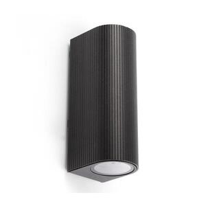FARO Barcelona FARO 70327 - Vonkajšie nástenné svietidlo ESTELA 2xGU10/5W/230V IP65 čierna 70327 vyobraziť