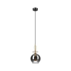 Luster na lanku VELLO 1xE27/15W/230V čierna/dymová béžová/čierna LM-1.308/LIMON vyobraziť