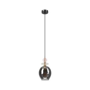 Luster na lanku VELLO 1xE27/15W/230V čierna/dymová ružová/béžová/čierna LM-1.308/ROSE vyobraziť