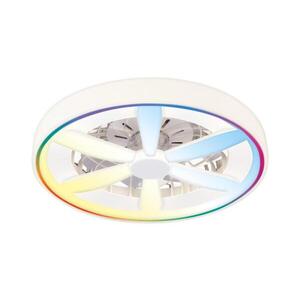 LED RGBW Stmievateľné stropné svietidlo s látorom MALAWI LED/48W/230V biela+DO 343222 vyobraziť