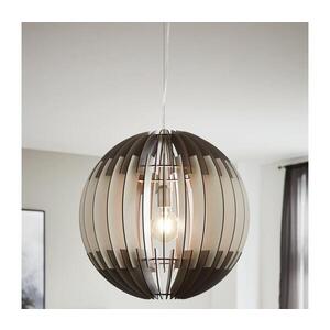 Eglo 63256 - Luster na lanku OLMERO PRO 1xE27/60W/230V pr. 40 cm šedá/biela 63256 vyobraziť