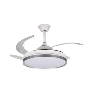 46372 - LED stmievateľné svietidlo s látorom PLAVE LED/36W/230V CCT strieborné/biele + DO 46372 vyobraziť
