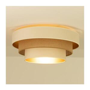 Stropné svietidlo WENTA 1xE27/60W/230V priemer 50 cm béžové/juta H0720 vyobraziť