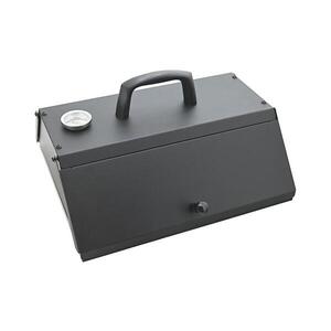 Pec na pizzu s dvierkami a teplomerom 40x35, 5x21 cm čierna 14111 vyobraziť