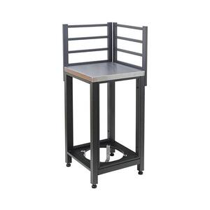 Vonkajší rohový modul 47x47x123 cm čierna/nerezová oceľ 14127 vyobraziť