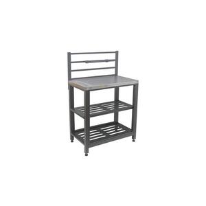 Vonkajší stolový modul 80x47x123 cm čierny/nerezový 14128 vyobraziť