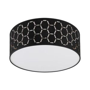 Stropné svietidlo ULLE 1xE27/15W/230V pr. 35 cm čierne LM-1.325/CZARNY/ZŁOTY vyobraziť