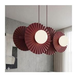 EMIBIG Závesný luster UMBRA na lanku 4xG9/8W/230V, červený 1729/4 vyobraziť