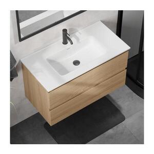 BATH DELUXE Kúpeľňová skrinka s umývadlom KENWOOD 91 cm dub/biela BT0125+BT0230 vyobraziť