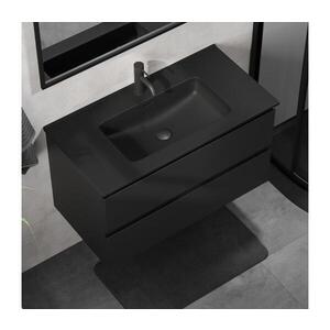BATH DELUXE Kúpeľňová skrinka s umývadlom KENWOOD 91 cm, čierna BT0122+BT0229 vyobraziť