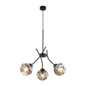 Závesný luster na lanku ZULIA 3xE27/15W/230V čierna/dymová čierna 5748 vyobraziť