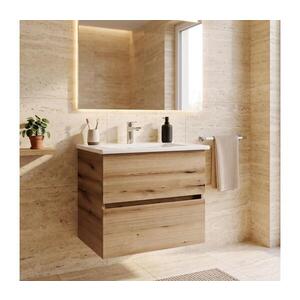 Dřevojas - Kúpeľňová skrinka s umývadlom BANO 78x47 cm dub/biela 8590828025092 vyobraziť