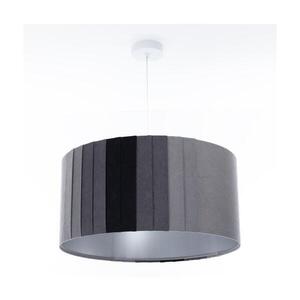 Závesný luster na lanku STRIPES 1xE27/60W/230V pr. 40 cm sivý 010-MKL-003-40 vyobraziť