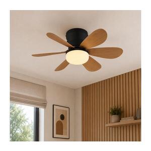 Globo 03625H - LED stmievateľný stropný látor DELORES, LED 5W, 230V, 2700–6500K, hnedý, s diaľkovým ovládaním 03625H vyobraziť