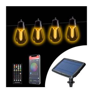 LED stmievateľný solárny reťaz 25xLED/1, 5W/3, 7/5V 2200 mAh 15 m IP65 čierna + diaľkové ovládanie 11744 vyobraziť