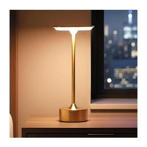 LED Stmievateľná nabíjacia stolná lampa NEW YORK LED/1, 8W/5V 1200 mAh zlatá 12502A vyobraziť