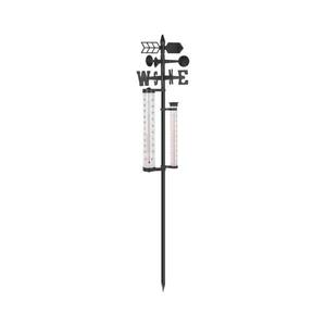 Záhradná meteorologická stanica 3v1 145 cm čierna 11278 vyobraziť