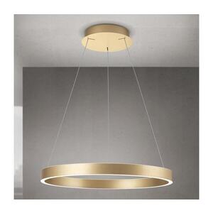 Orion - LED stmievateľný závesný luster na lanku KOLK, LED 60 W, 230 V, 2700/3000/4000 K, priemer 60 cm, zlatá HL 6-1717/60 gold-matt vyobraziť