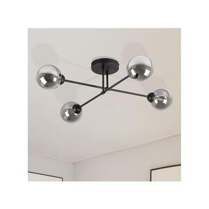 Prisadený luster OBSIDIAN 4xG9/10W/230V čierna/dymová sivá W-2022+8080/4 BK+SM vyobraziť